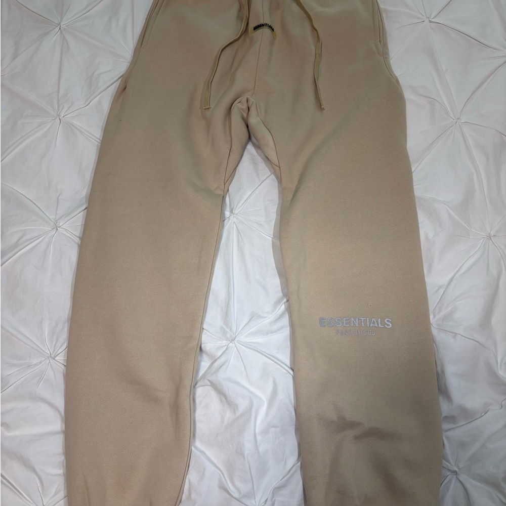 Essentials Tan Joggers
